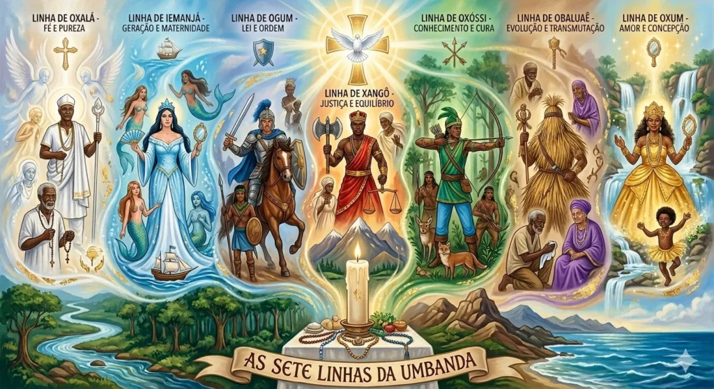 as sete linhas da umbanda 4k